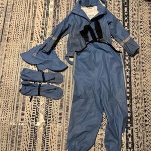 Kids Blue Raincoat Set